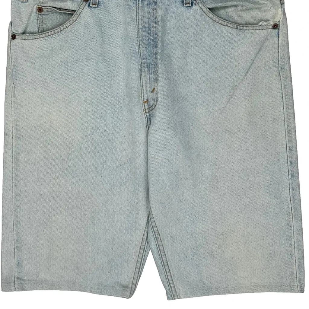 Levis Denim Shorts - 38W 10L Light Wash Denim - Image 9