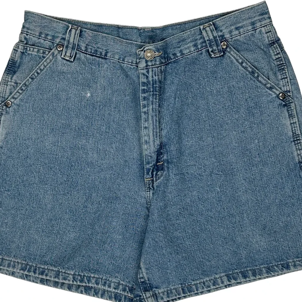 Levis Denim Shorts - 30W UK 12 Blue Denim - Image 8