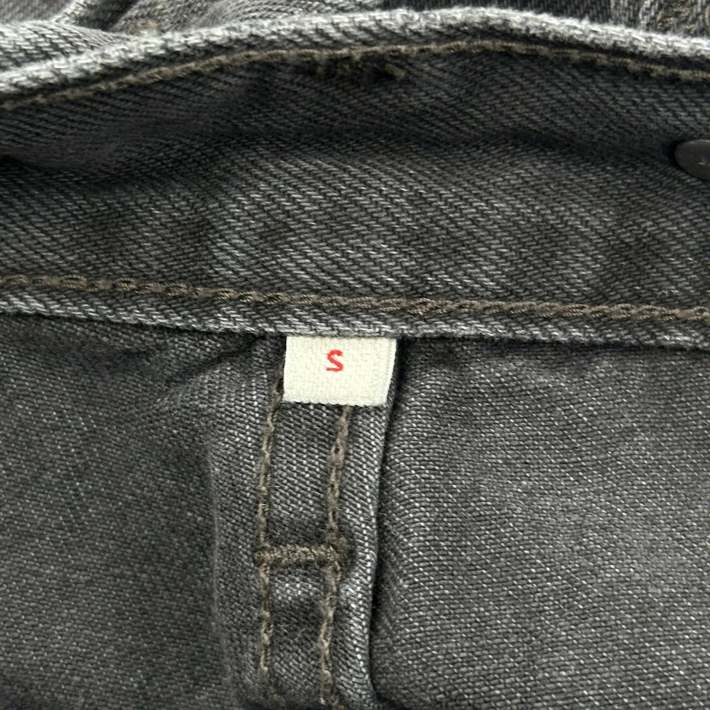 Levis Oversized Dungarees - Small Grey Denim - Image 3