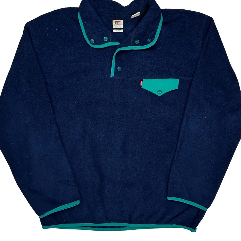 Levis Fleece - Small Navy Polyester - Image 4