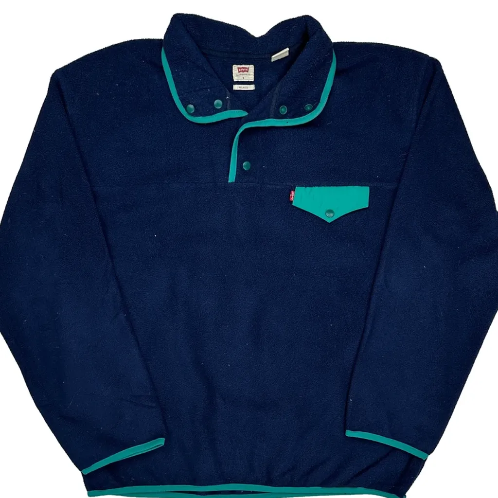Levis Fleece - Small Navy Polyester - Image 5