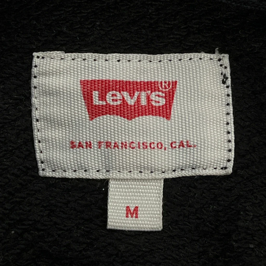 Levis Hoodie - Medium Black Cotton - Image 3