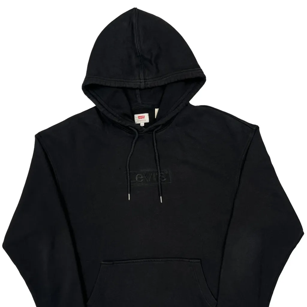 Levis Hoodie - Medium Black Cotton - Image 4