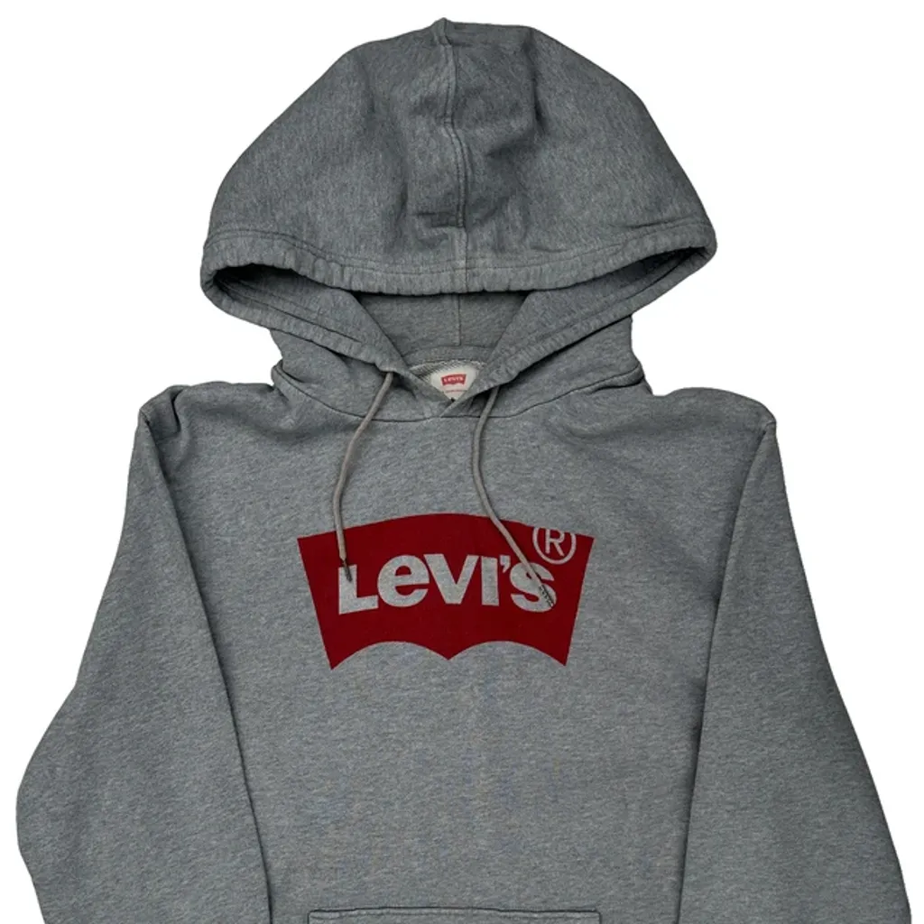 Levis Hoodie - Medium Gray Cotton - Image 4