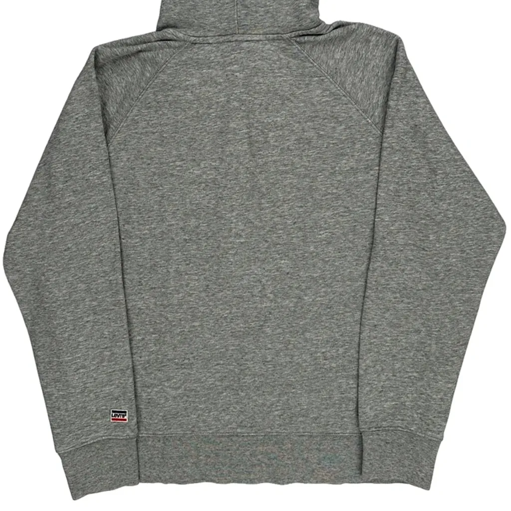 Levis Hoodie - Medium Grey Cotton - Image 7