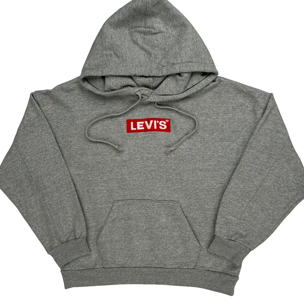 Levis Hoodie - Small Grey Cotton - Image 5