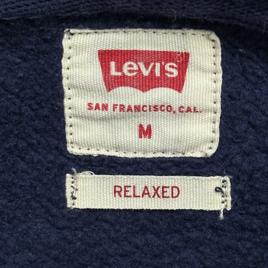 Levis Hoodie - Medium Navy Cotton - Image 3