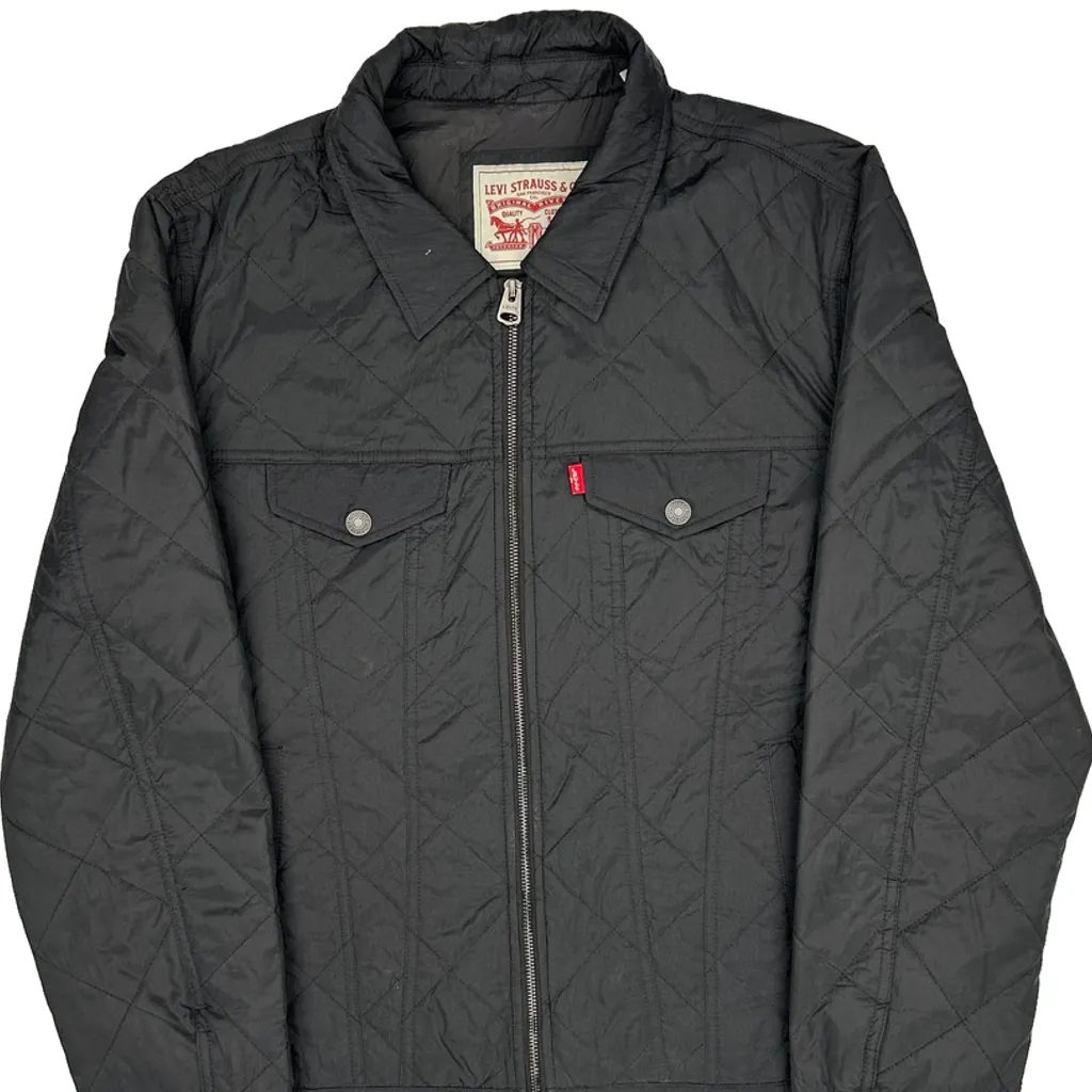 Levis Jacket - Large Black Nylon - Image 5
