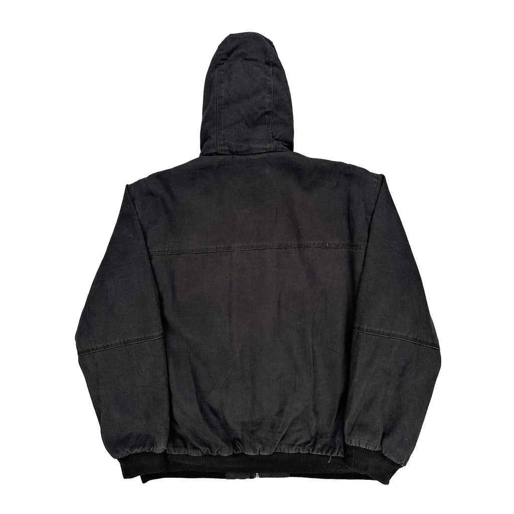 Levis Sherpa Lined Workwear Jacket - 2XL Black Cotton - Image 2