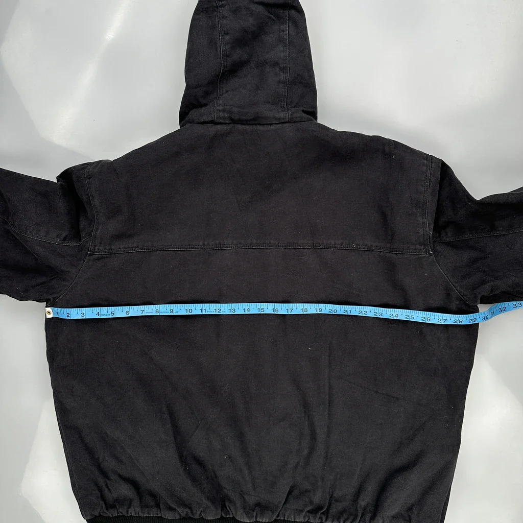 Levis Sherpa Lined Workwear Jacket - 2XL Black Cotton - Image 3