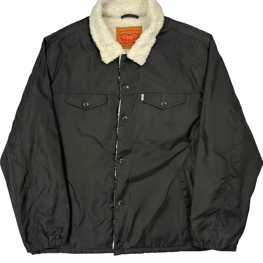 Levis Jacket - 2XL Black Polyester - Image 4