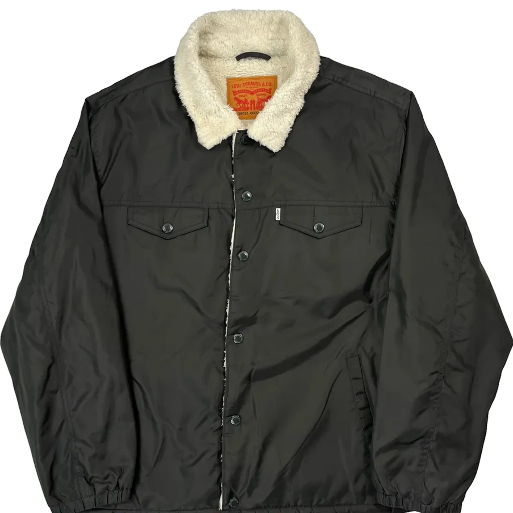 Levis Jacket - 2XL Black Polyester - Image 5