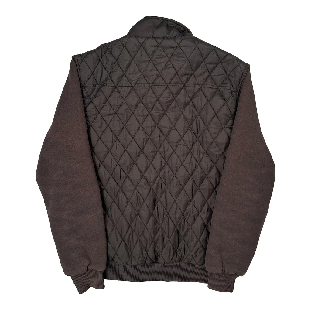 Levis Quilted Jacket - XL Brown Polyester - Image 2