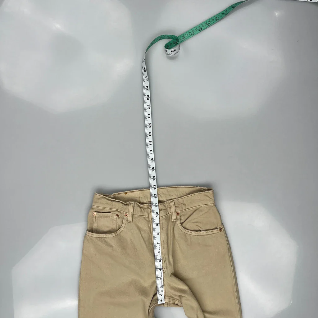 Levis Jeans - 28W 32L Beige Cotton - Image 4