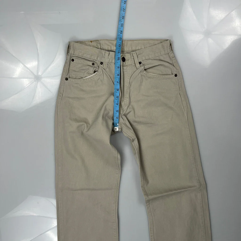 Levis Jeans - 32W 31L Beige Cotton - Image 4