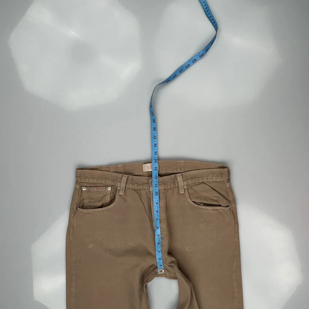 Levis Jeans - 36W 30L Beige Cotton - Image 4
