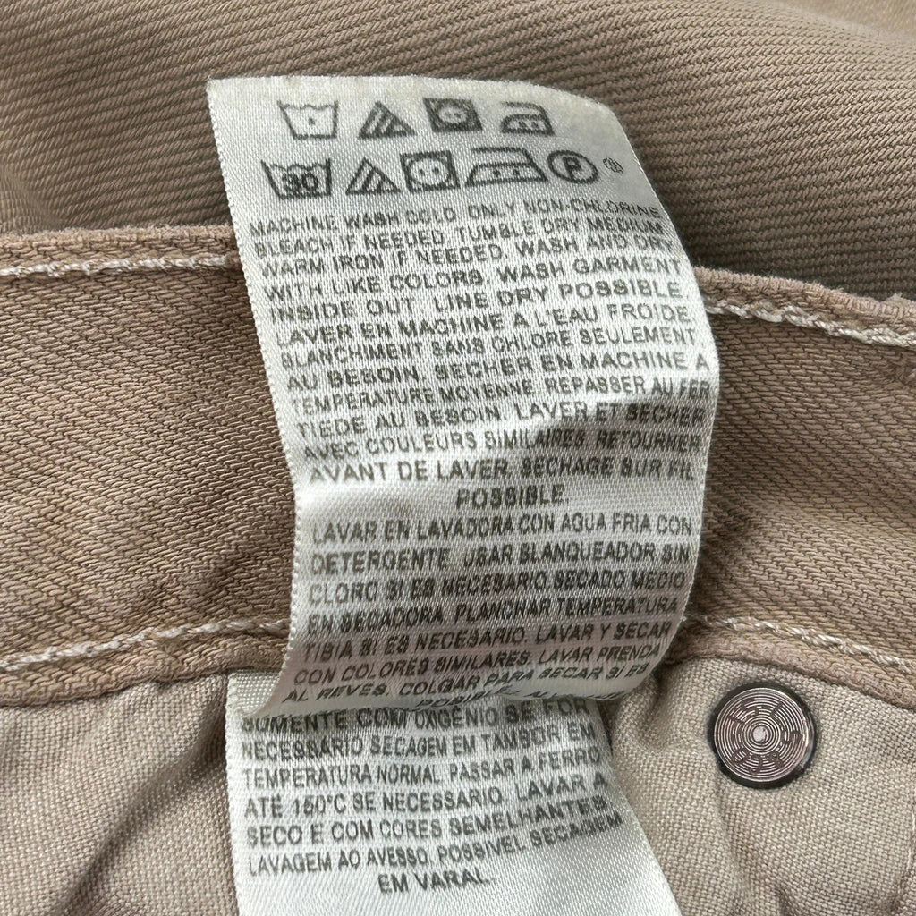 Levis Jeans - 36W 30L Beige Cotton - Image 7
