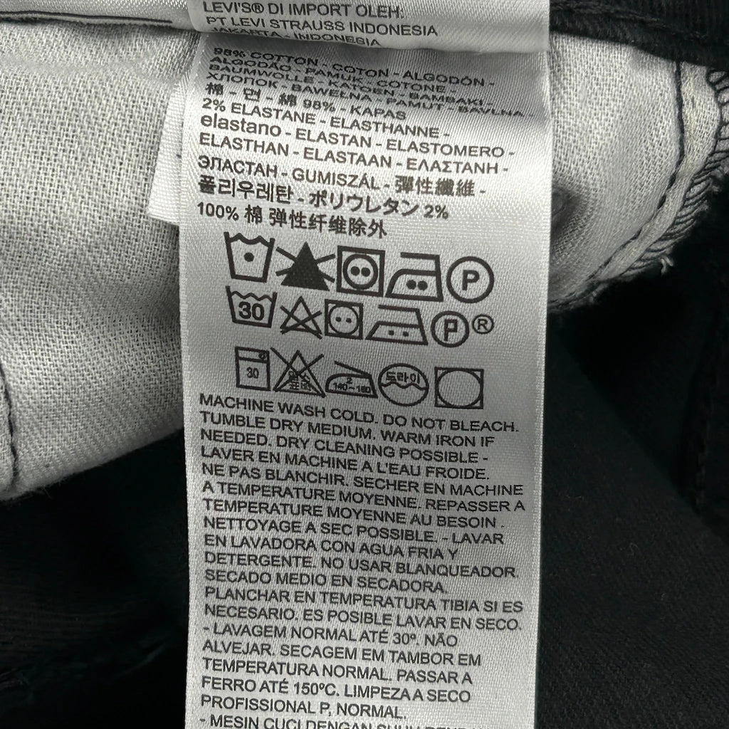 Levis Jeans - 30W 32L Black Cotton - Image 6