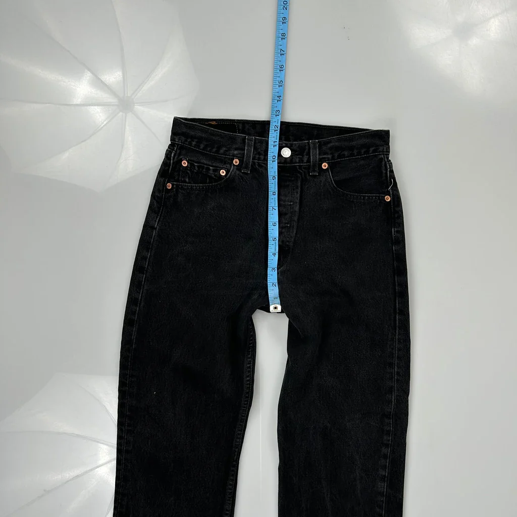 Levis Jeans - 30W 29L Black Denim - Image 4