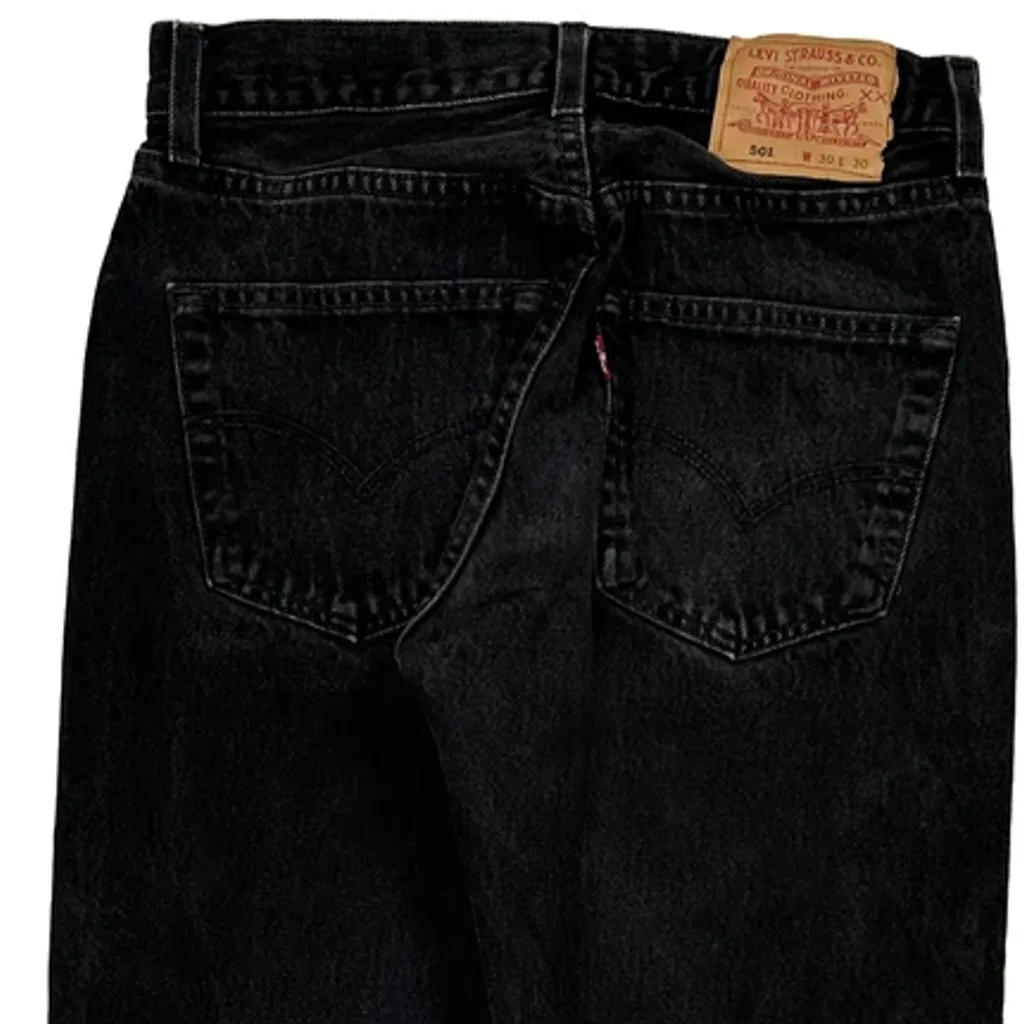 Levis Jeans - 30W 29L Black Denim - Image 8