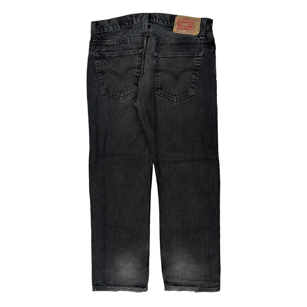 Levis Jeans - 32W 30L Black Cotton