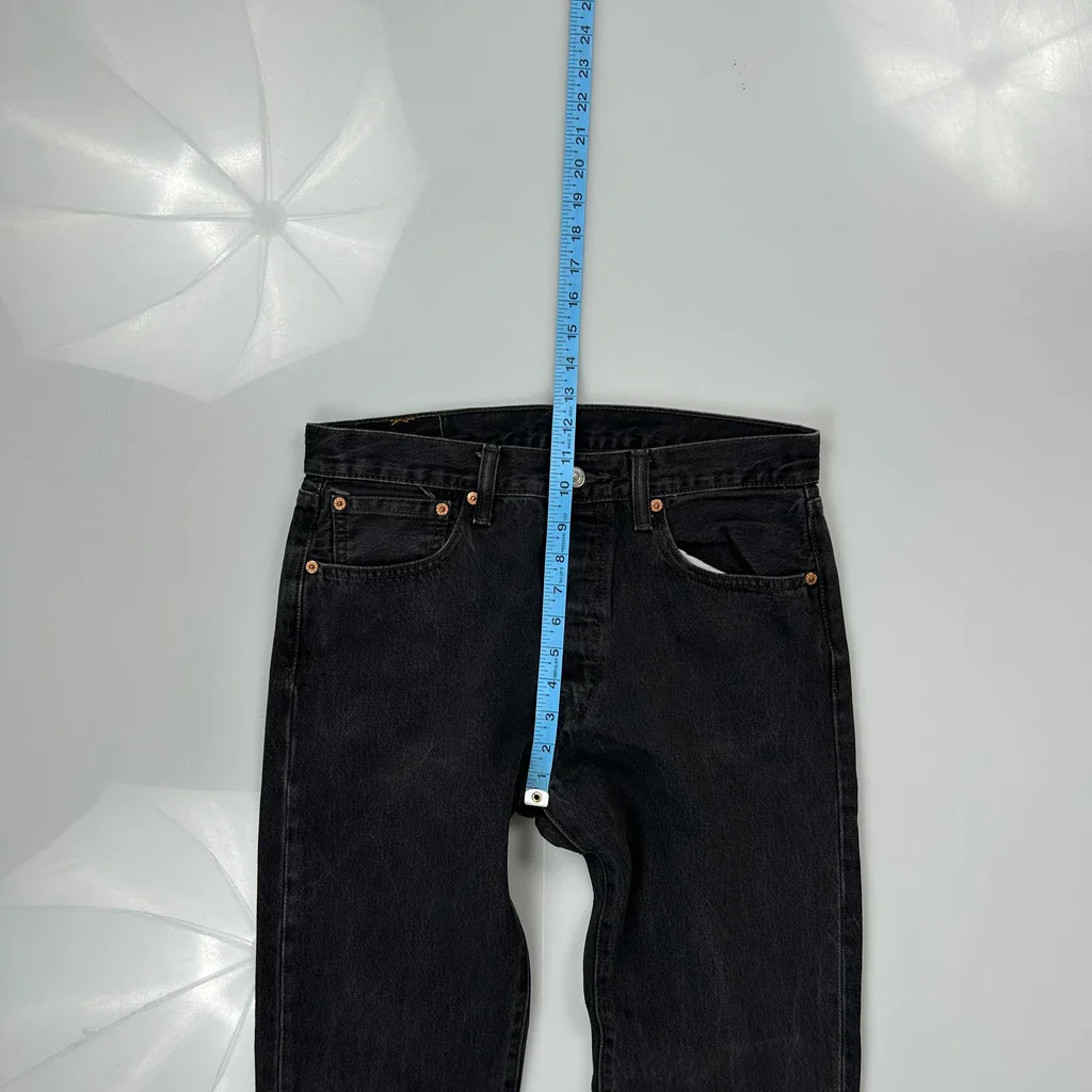 Levis Jeans - 32W 29L Black Cotton - Image 4