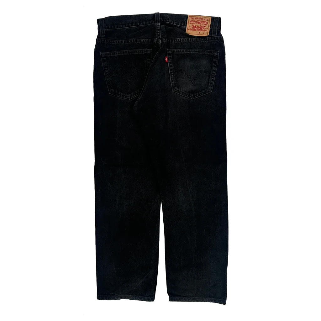 Levis Jeans - 33W 29L Black Cotton