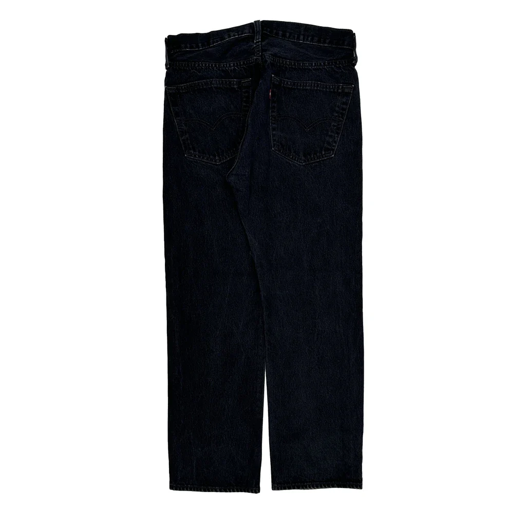 Levis Jeans - 33W 29L Black Cotton