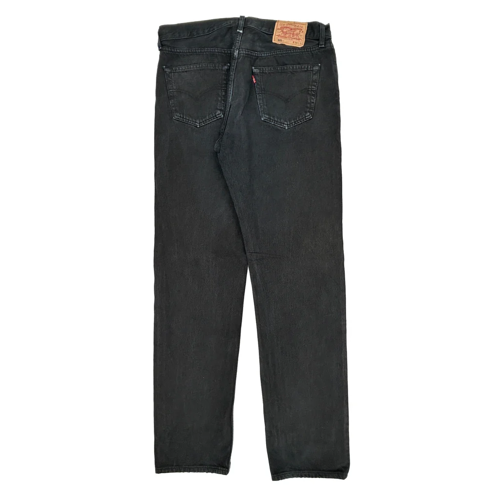 Levis Jeans - 34W 36L Black Cotton