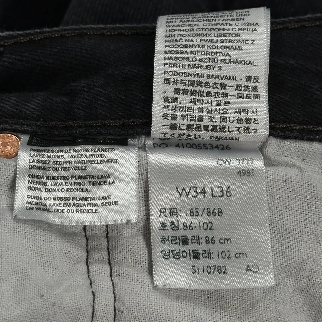 Levis Jeans - 34W 36L Black Cotton - Image 6