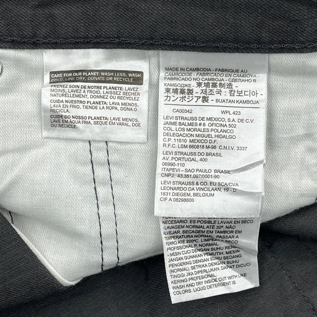 Levis Jeans - 36W 30L Black Cotton - Image 6