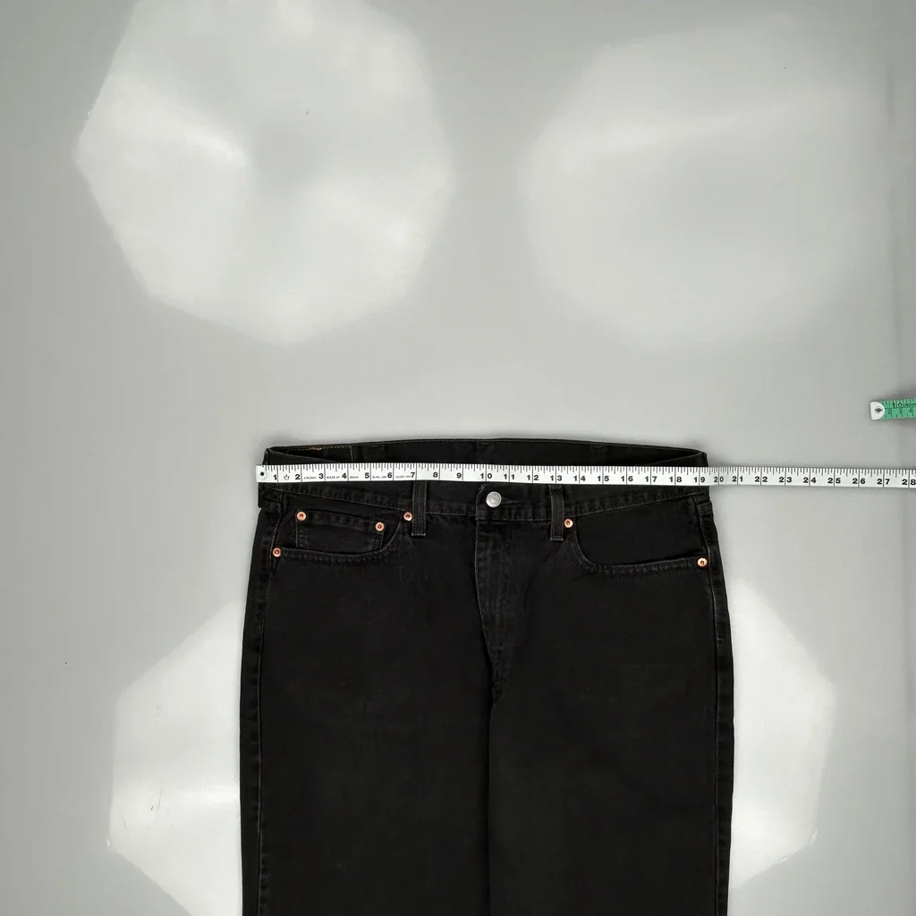 Levis Jeans - 38W 32L Black Cotton - Image 3