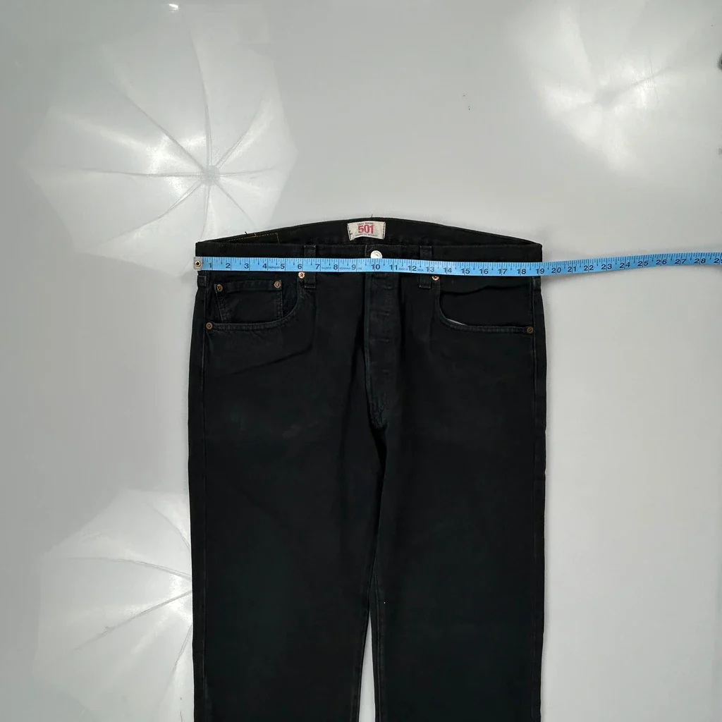 Levis Jeans - 38W 31L Black Cotton - Image 3