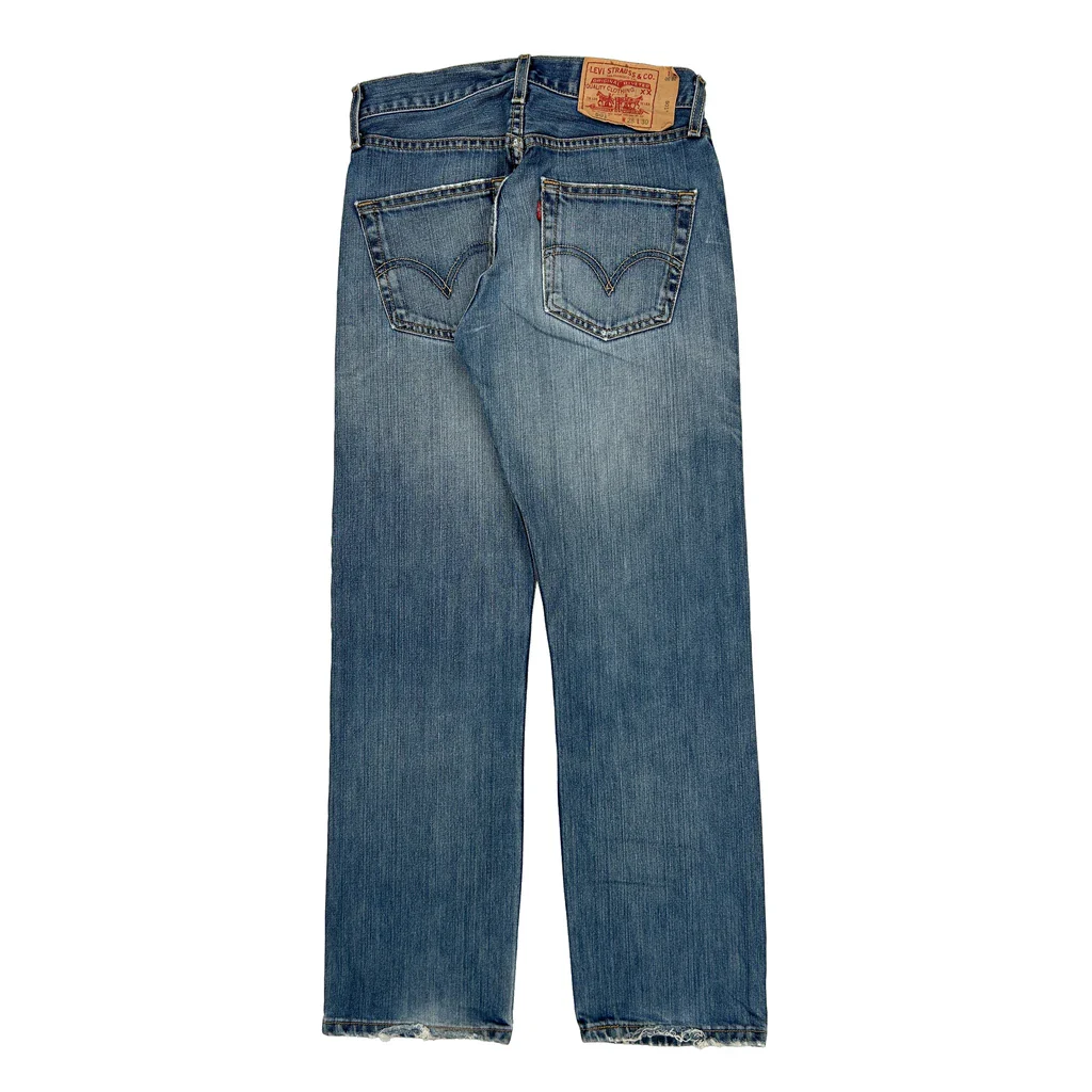 Levis Jeans - 28W 30L Blue Cotton