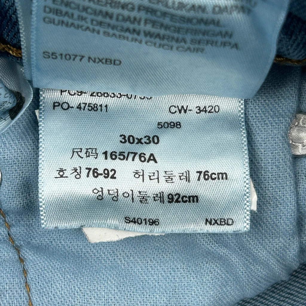 Levis Jeans - 28W 29L Blue Cotton - Image 6