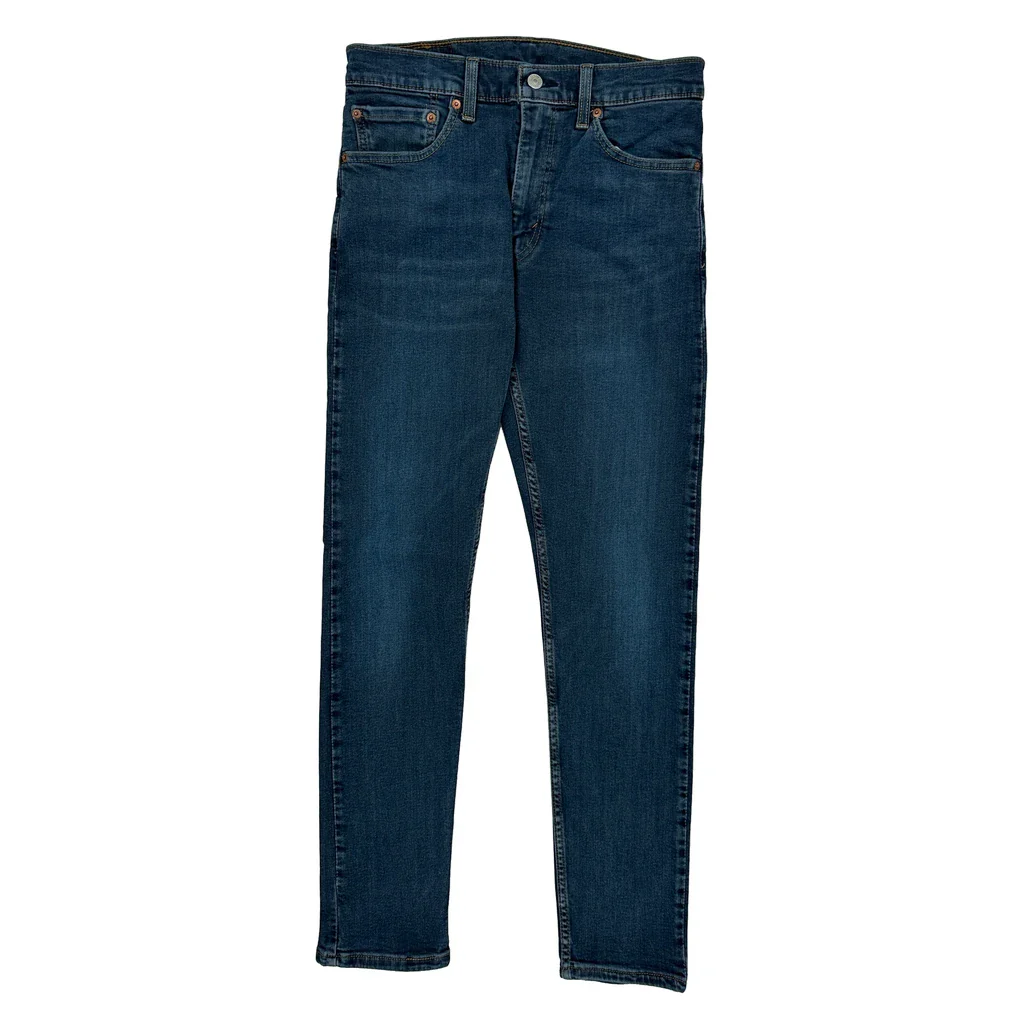 Levis Skinny Fit Jeans - 28W 30L Blue Cotton Blend - Image 2