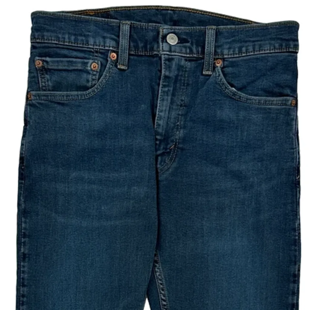 Levis Skinny Fit Jeans - 28W 30L Blue Cotton Blend - Image 9