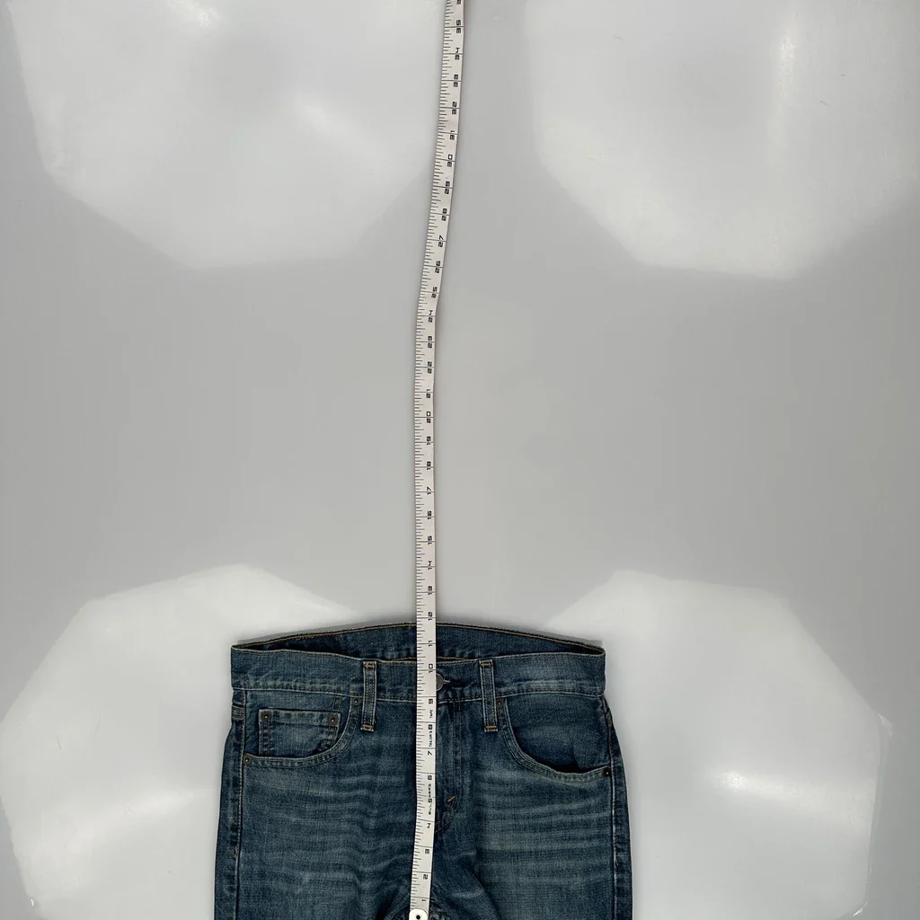 Levis 527 Boot Cut Jeans - 30W 31L Blue Cotton - Image 4