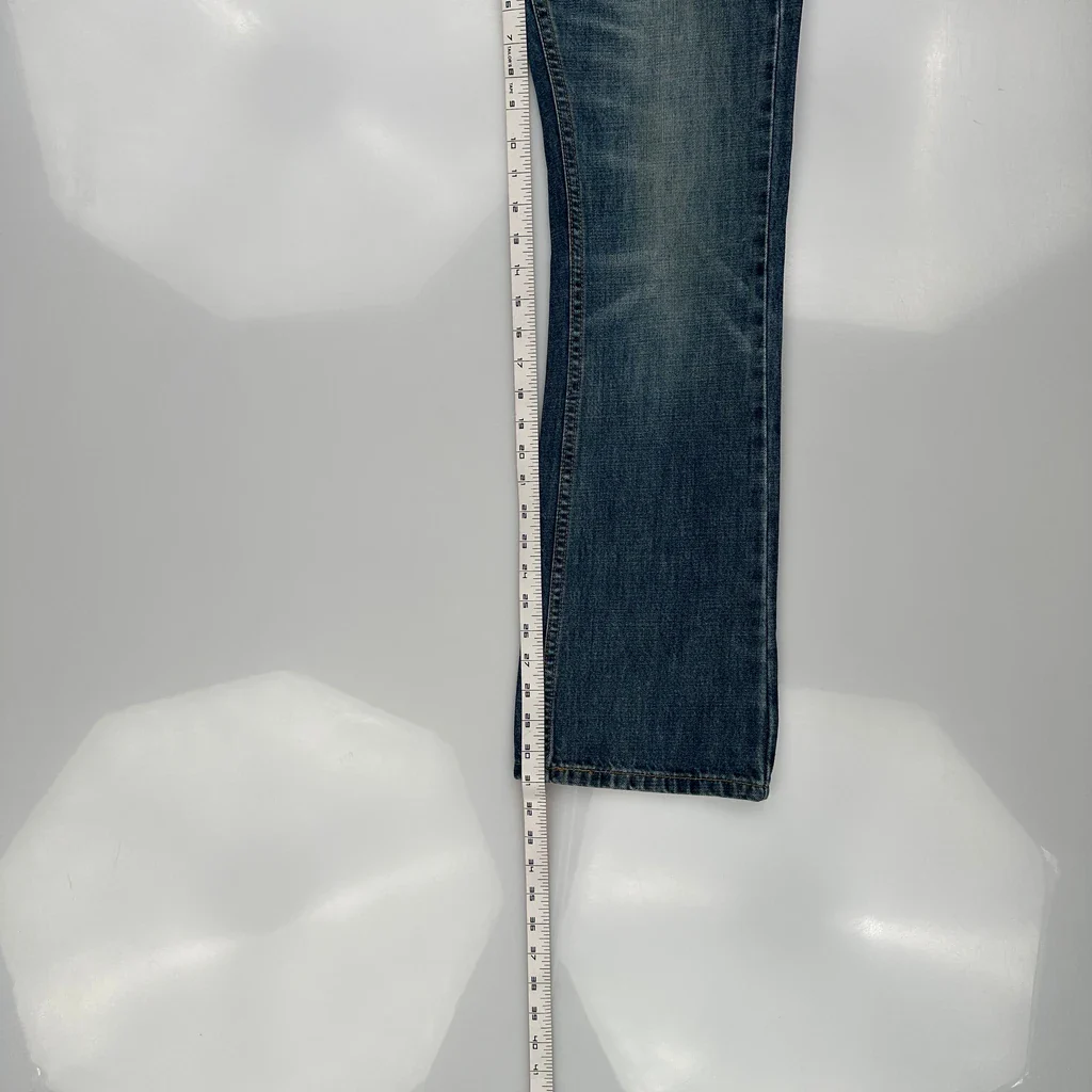 Levis 527 Boot Cut Jeans - 30W 31L Blue Cotton - Image 5