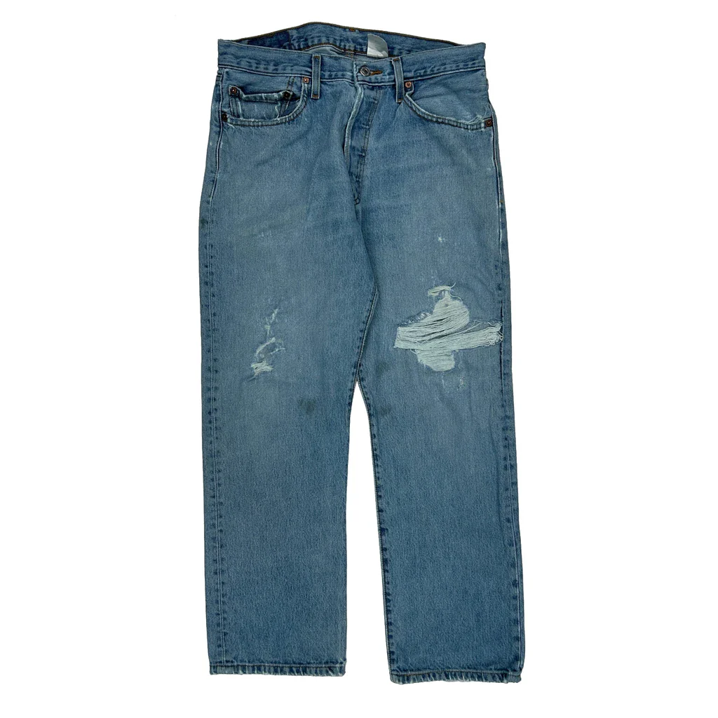 Levis Jeans - 30W 28L Blue Cotton - Image 2