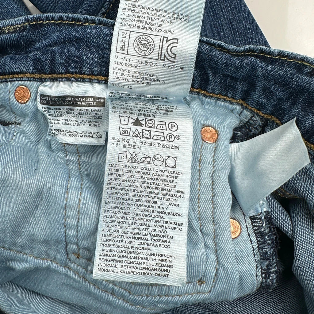 Levis Jeans - 31W 30L Blue Cotton - Image 6