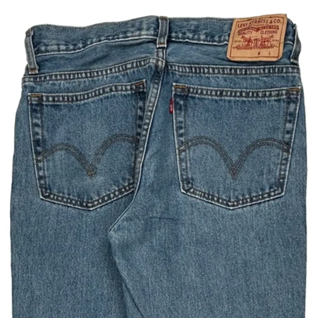 Levis Slim Fit Jeans - 31W 33L Blue Cotton - Image 9