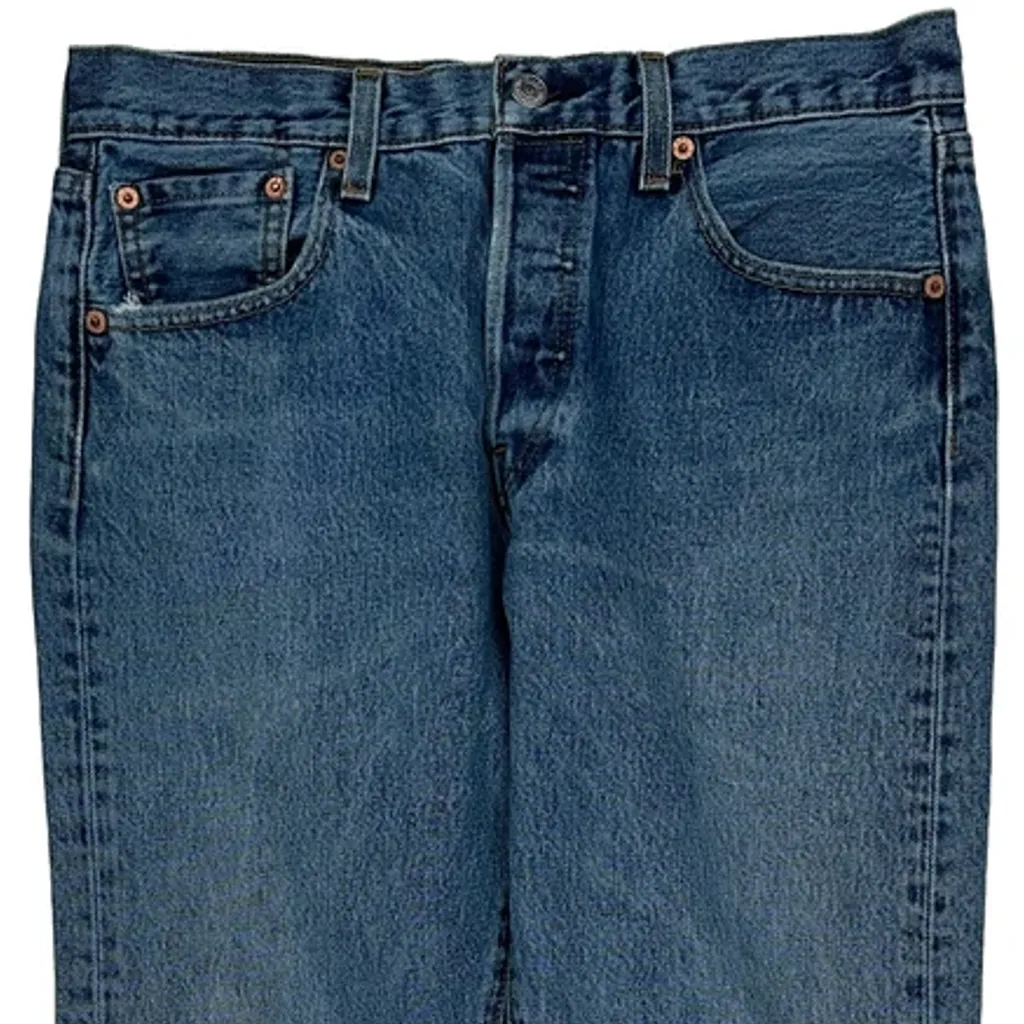 Levis 501 Jeans - 31W 30L Blue Cotton - Image 10