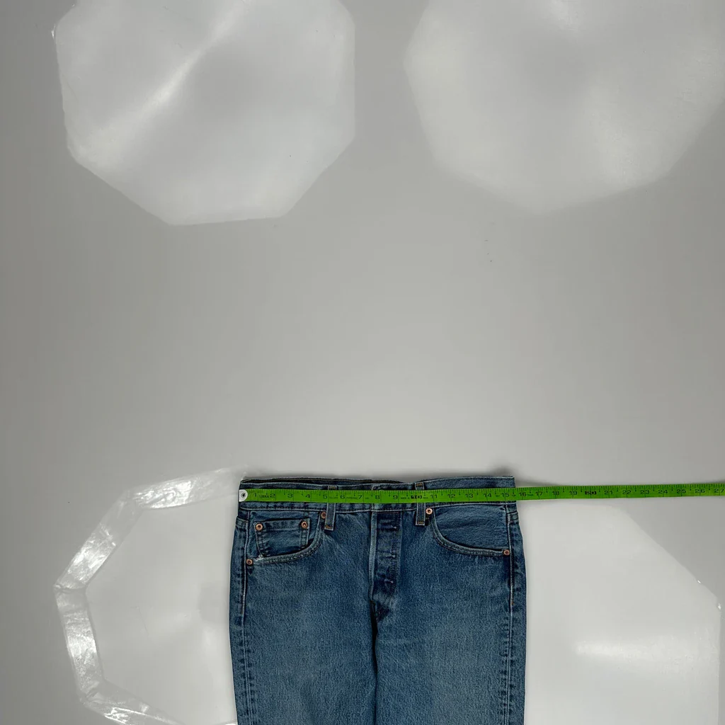 Levis 501 Jeans - 31W 30L Blue Cotton - Image 3