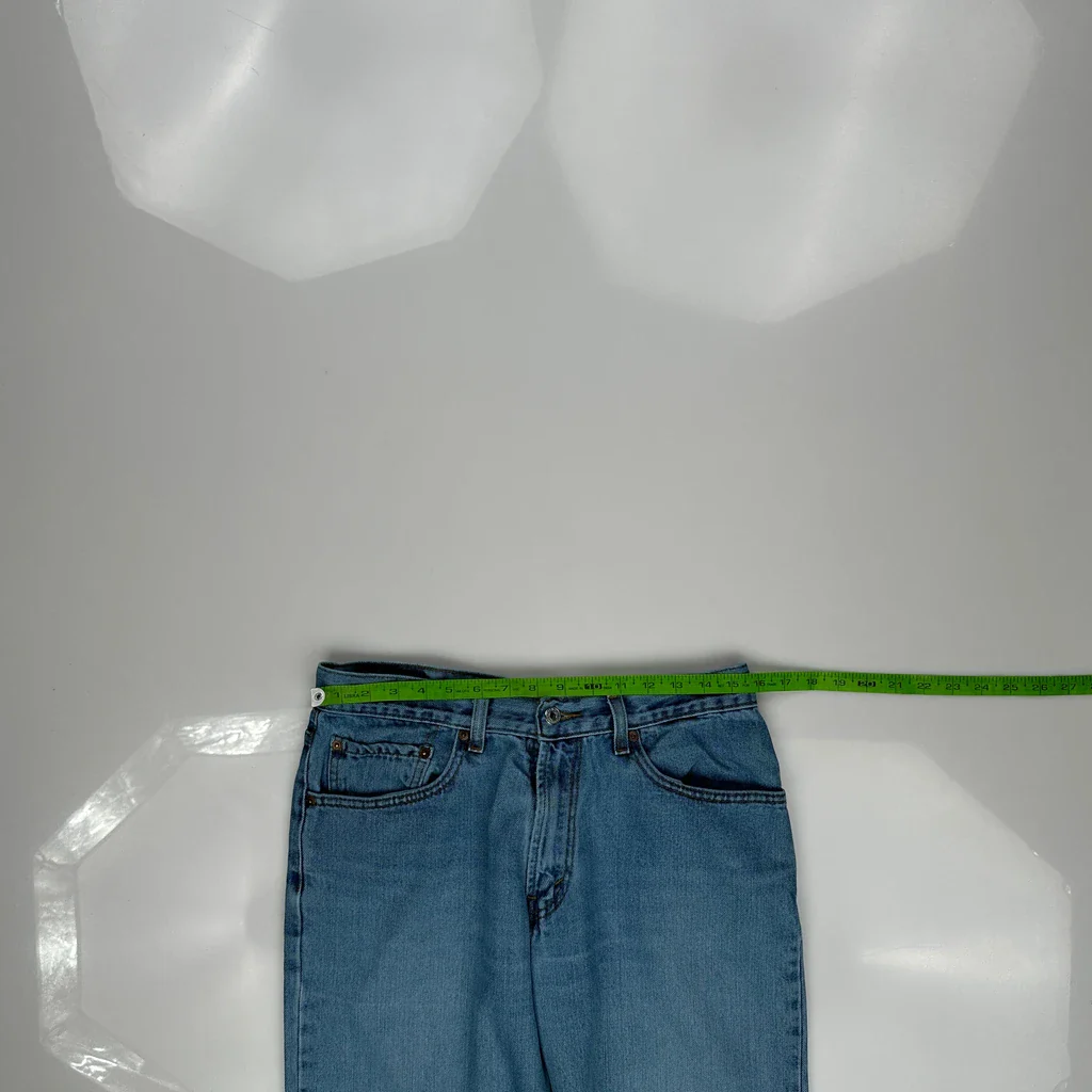 Levis Relaxed Fit Jeans - 31W 32L Blue Cotton - Image 3