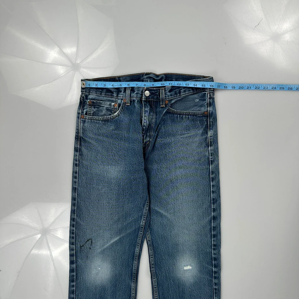 Levis Jeans - 32W 31L Blue Cotton - Image 3