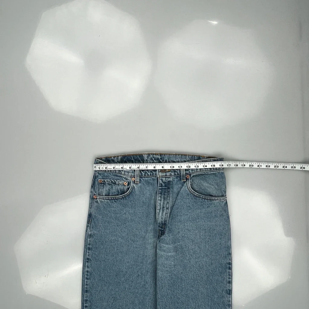 Levis 550 Jeans - 32W 35L Blue Cotton - Image 3