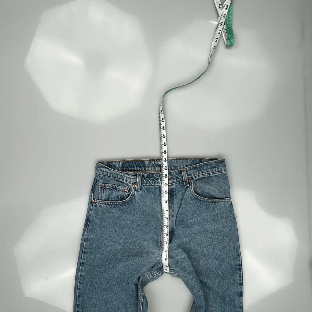 Levis 550 Jeans - 32W 35L Blue Cotton - Image 4