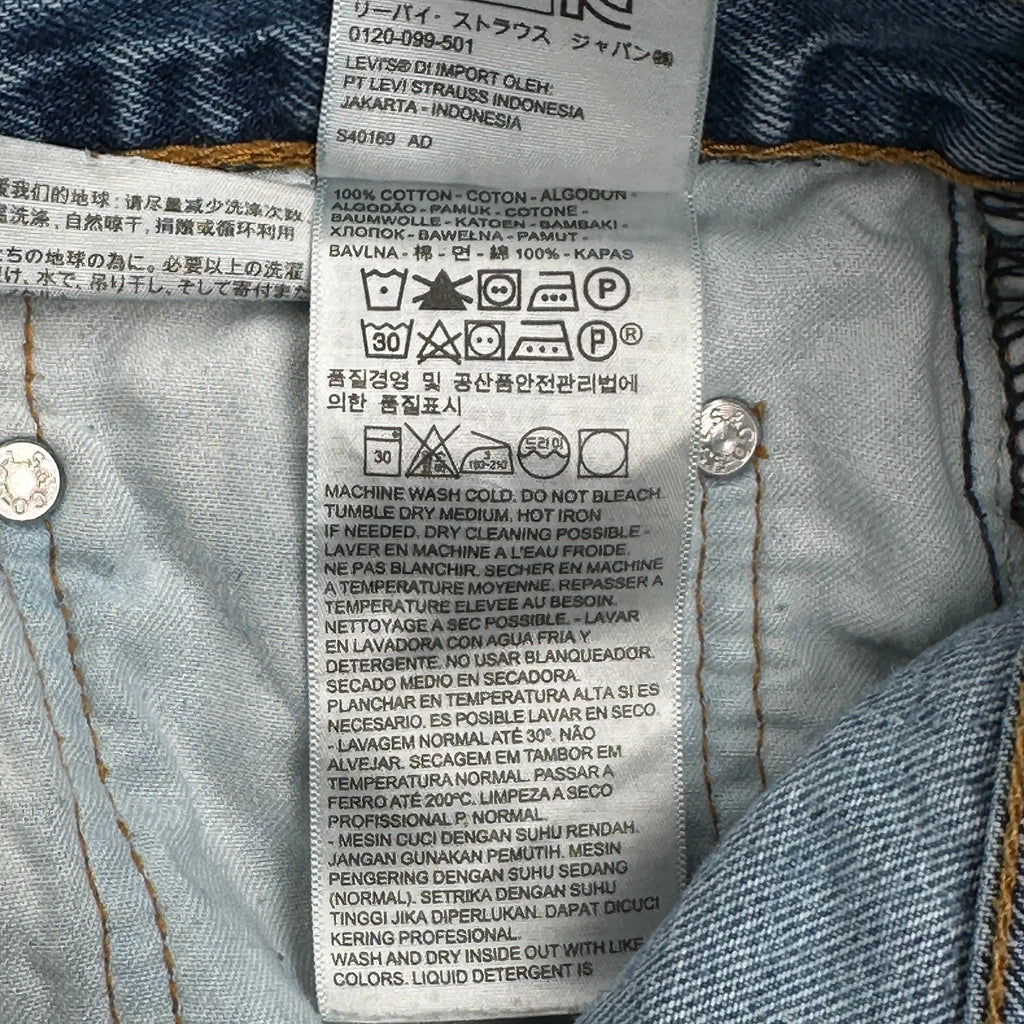 Levis 550 Jeans - 32W 32L Blue Cotton - Image 6