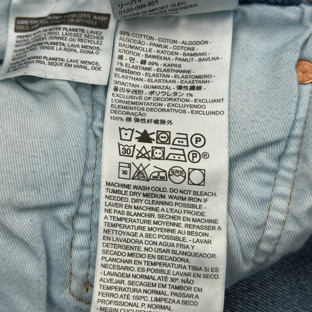 Levis Jeans - 32W 30L Blue Cotton - Image 6